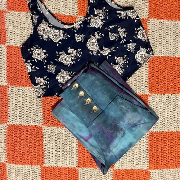 One-of-a-kind Hand-painted Marciano Sailor Trouser - Picture 7 of 15